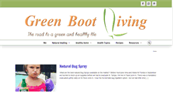 Desktop Screenshot of greenbootliving.com